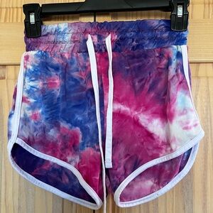 Rue21 tie dye shorts elastic waist size XS